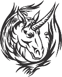 Unicorn Decal 28